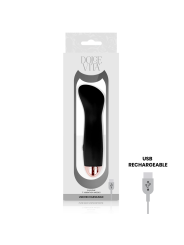 DOLCE VITA - VIBRADOR RECARGABLE ONE NEGRO 7 VELOCIDADES