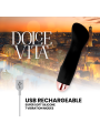 DOLCE VITA - VIBRADOR RECARGABLE ONE NEGRO 7 VELOCIDADES