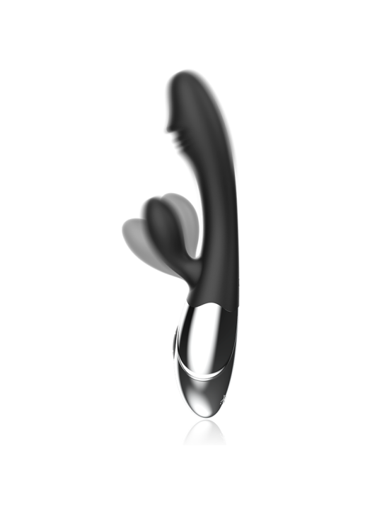 BLACK&SILVER - KALEB VIBRADOR RABBIT SILICON MILTI FUNCION