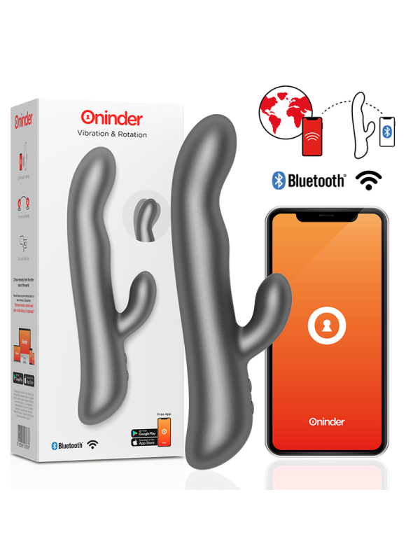 ONINDER - OSLO VIBRACIÓN & ROTACIÓN NEGRO - APP GRATUITA
