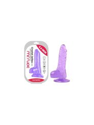Consolador Realista VSCNOVELTY TPE Morado 13,5 cm
