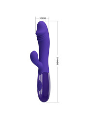 PRETTY LOVE - SNAPPY YOUTH VIBRADOR & ESTIMULADOR PUNTOG VIOLETA