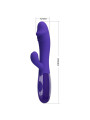 PRETTY LOVE - SNAPPY YOUTH VIBRADOR & ESTIMULADOR PUNTOG VIOLETA