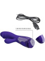 PRETTY LOVE - SNAPPY YOUTH VIBRADOR & ESTIMULADOR PUNTOG VIOLETA