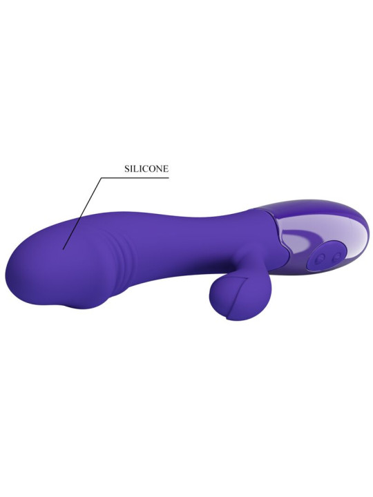 PRETTY LOVE - SNAPPY YOUTH VIBRADOR & ESTIMULADOR PUNTOG VIOLETA