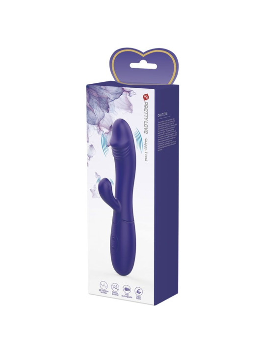 PRETTY LOVE - SNAPPY YOUTH VIBRADOR & ESTIMULADOR PUNTOG VIOLETA