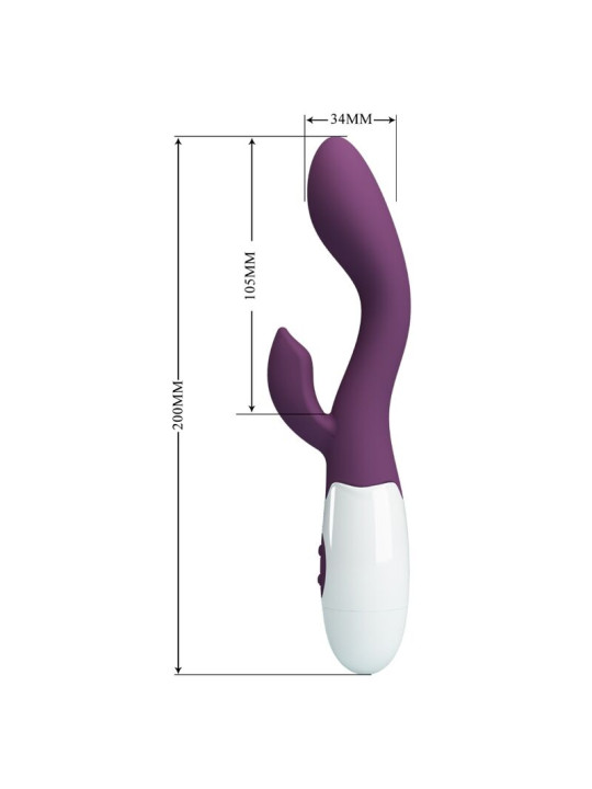PRETTY LOVE - BRIGHTY VIBRADOR PUNTO G MORADO