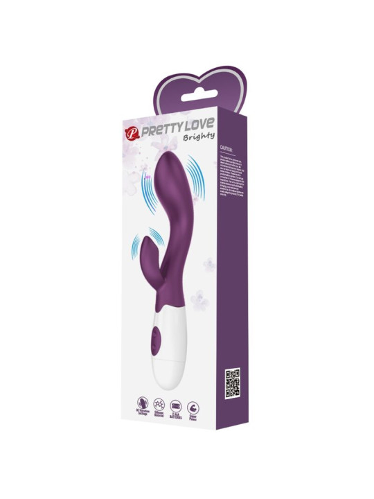 PRETTY LOVE - BRIGHTY VIBRADOR PUNTO G MORADO