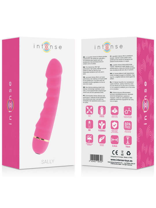 INTENSE - SALLY 20 SPEEDS SILICONE ROSA