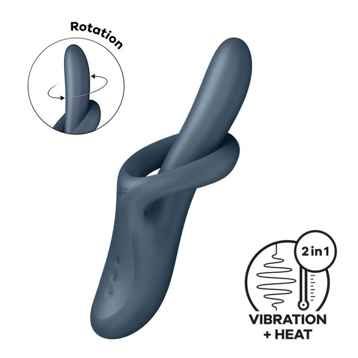 Vibrador Punto G Satisfyer Gris