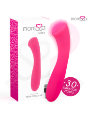 MORESSA - CELSO MASAJEADOR DUO PUNTO G Y SUERO PELVICO PREMIUM SILICONE RECARGABLE