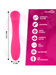 MORESSA - CELSO MASAJEADOR DUO PUNTO G Y SUERO PELVICO PREMIUM SILICONE RECARGABLE