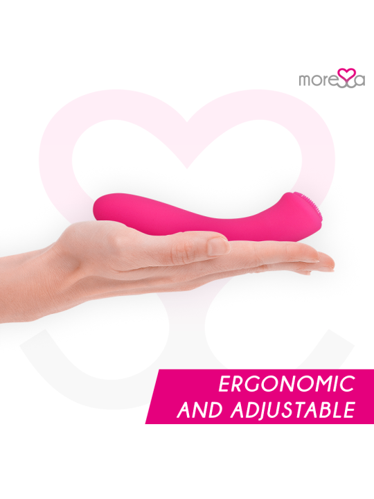 MORESSA - CELSO MASAJEADOR DUO PUNTO G Y SUERO PELVICO PREMIUM SILICONE RECARGABLE