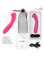 MORESSA - CELSO MASAJEADOR DUO PUNTO G Y SUERO PELVICO PREMIUM SILICONE RECARGABLE