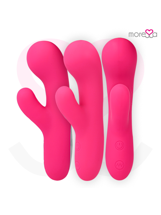 MORESSA - JERRY CLIP VIBRADOR PUNTO G Y CLITORIS PREMIUM SILICONE RECARGABLE