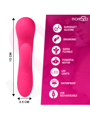 MORESSA - JERRY CLIP VIBRADOR PUNTO G Y CLITORIS PREMIUM SILICONE RECARGABLE