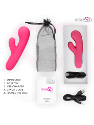 MORESSA - JERRY CLIP VIBRADOR PUNTO G Y CLITORIS PREMIUM SILICONE RECARGABLE