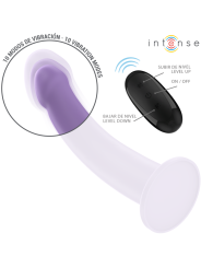 INTENSE - EDDIE VIBRADOR 17,5 CM 10 VIBRACIONES MORADO CONTROL REMOTO
