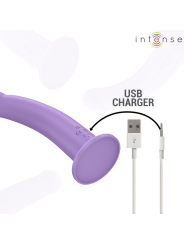 INTENSE - EDDIE VIBRADOR 17,5 CM 10 VIBRACIONES MORADO CONTROL REMOTO