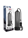 Bomba de vacío Pump Addicted RX5 en acabado negro ahumado junto a la caja Power Pump RX-5