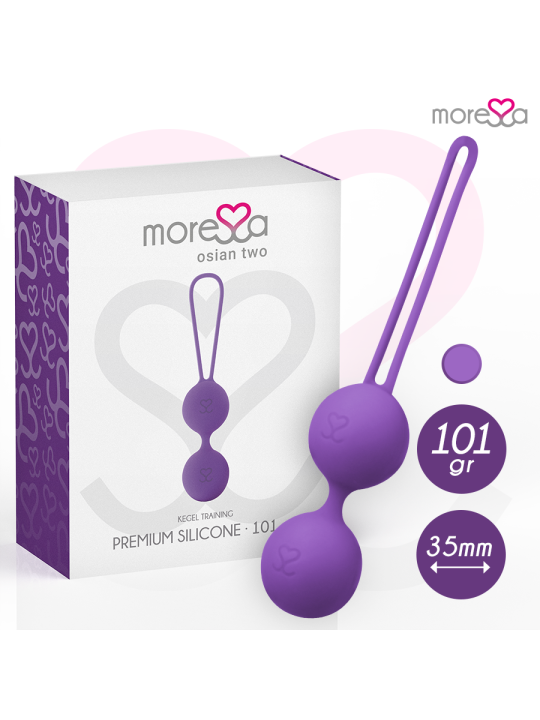 Moressa - Osian Two Entrenamiento Suelo Pelvico 101 gr Premium Silicona