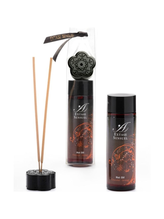 Extase Sensual: aceite de masaje efecto calor chocolate