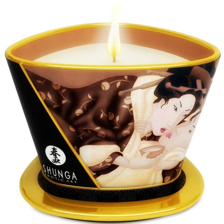 SHUNGA - MINI CARESS BY CANDELIGHT VELA MASAJE CHOCOLATE