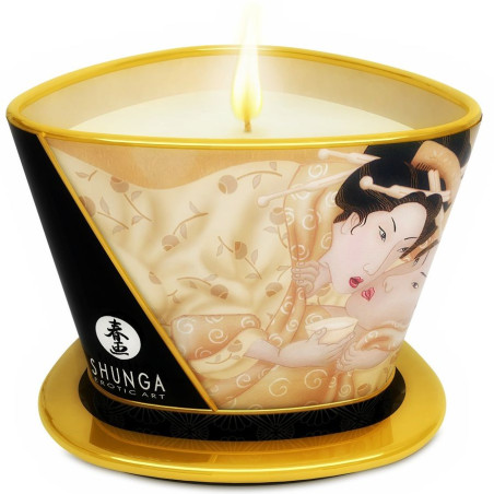 SHUNGA - MINI CARESS BY CANDELIGHT VELA MASAJE VAINILLA