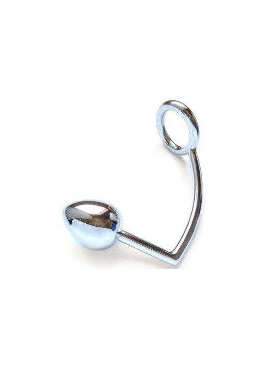 METAL HARD - ANILLO CON GANCHO ANAL 45MM