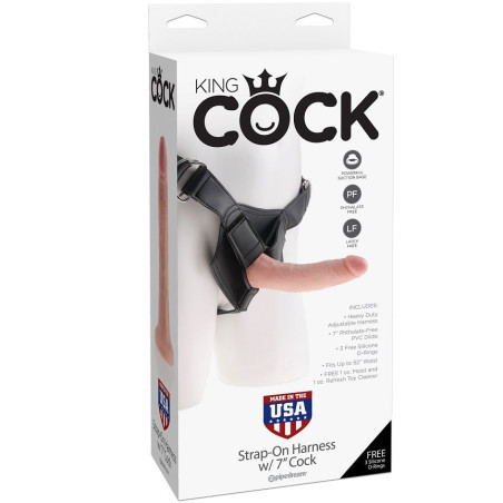 KING COCK - HARNESS CON PENE REALÍSTICO