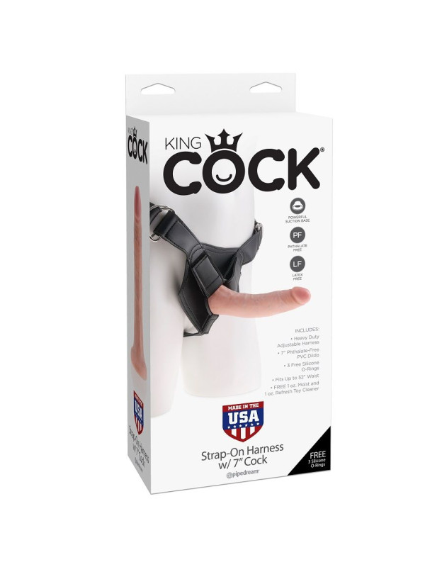 KING COCK - HARNESS CON PENE REALÍSTICO