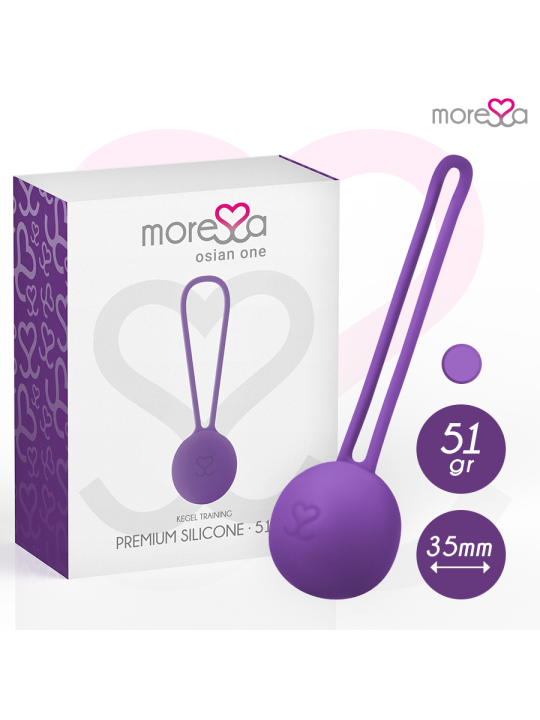 MORESSA - OSIAN ONE ENTRENAMIENTO SUELO PELVICO 51gr PREMIUM SILICONA