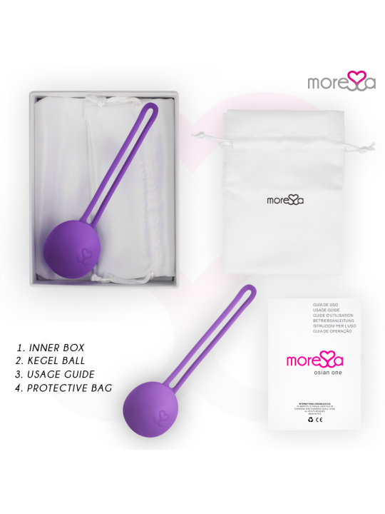 MORESSA - OSIAN ONE ENTRENAMIENTO SUELO PELVICO 51gr PREMIUM SILICONA