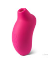 LELO SONA Cruise en color fucsia: succionador de clítoris de silicona con tres botones de control