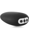 Je Joue Mimi en color negro, vibrador clitorial de silicona con panel de botones plateado