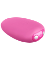 Vibrador de clítoris Je Joue Mimi Soft en fucsia, forma de guijarro con sus tres botones de control