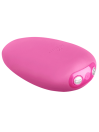 Vibrador de clítoris Je Joue Mimi Soft en fucsia, forma de guijarro con sus tres botones de control