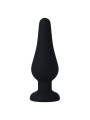 INTENSE - ANAL PLUG PIPO SILICONE NEGRO