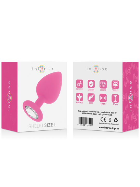 INTENSE - SHELKI PLUG ANAL FUCHSIA