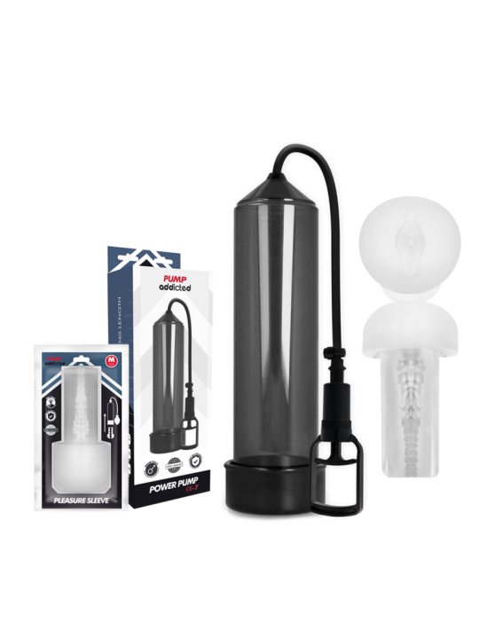PUMP ADDICTED - BOMBA ERECCIÓN RX7 CON MASTURBADOR