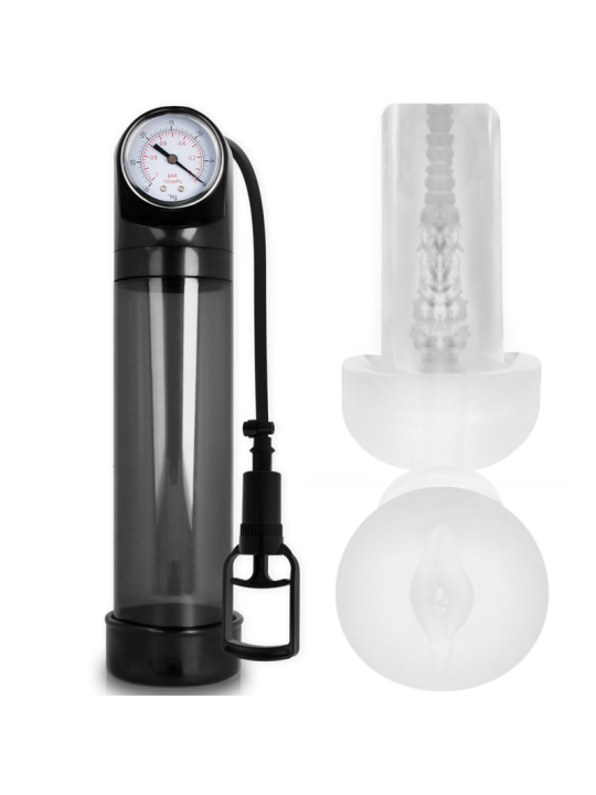 PUMP ADDICTED - BOMBA ERECCIÓN RX9 CON MASTURBADOR
