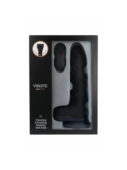 Consolador Realista Virgite R10 Negro 21 cm