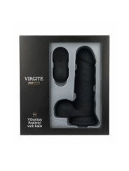 Consolador Realista Virgite R12 Negro 14,4 cm