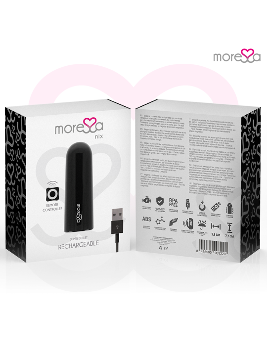 MORESSA - NIX POTENTE VIBRADOR MULTI JUEGOS CONTROL REMOTO