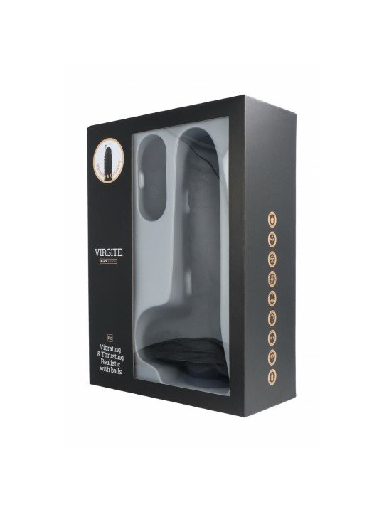 Consolador Realista Virgite R13 Negro 20 cm