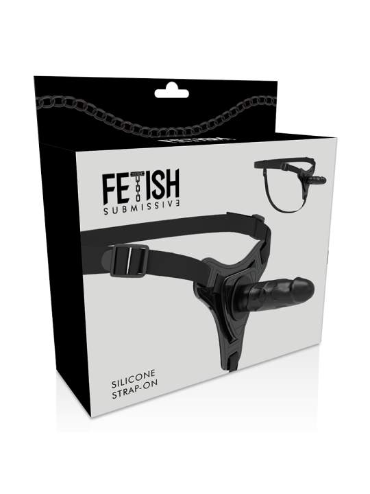FETISH SUBMISSIVE HARNESS - SILICONA NEGRO REALISTIC