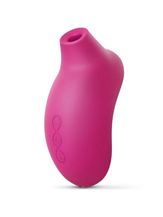 Succionador de clítoris LELO Sona 2 en color fucsia, con boquilla y tres botones