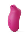 Succionador de clítoris LELO Sona 2 en color fucsia, con boquilla y tres botones