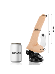 BASECOCK - VIBRADOR REALÍSTICO CONTROL REMOTO 19 CM -O- 4 CM