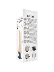 BASECOCK - VIBRADOR REALÍSTICO CONTROL REMOTO 19 CM -O- 4 CM